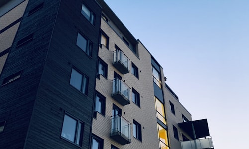 Modern apartment complex